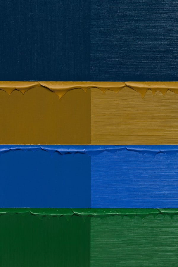 Alex Olson Lighthouse (detail), 2016 Oil and modeling paste on canvas diptych, each 71 x 50 in 180.34 x 127 cm