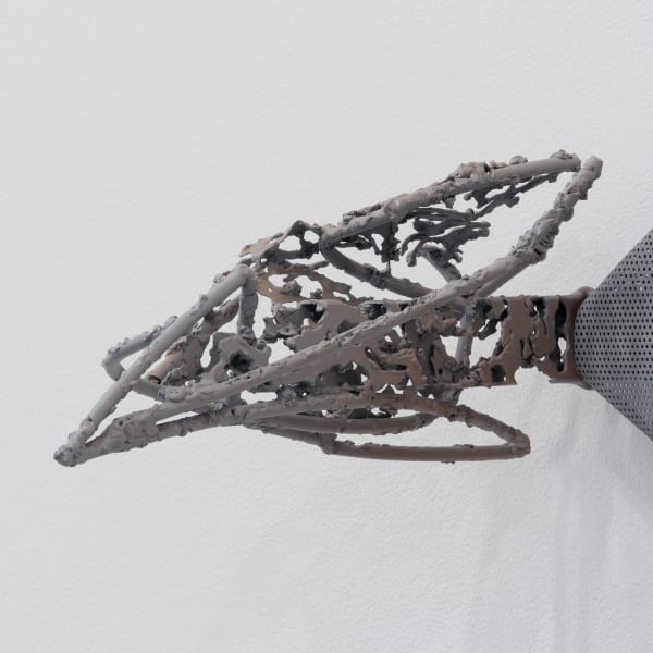 Nate Boyce Untitled (detail), 2016 Powder Coated steel 14 x 10 x 12 1/4 in 35.6 x 25.4 x 31.1