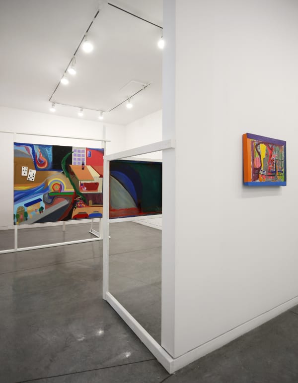 Chris Johanson Equations, 2015 Installation view