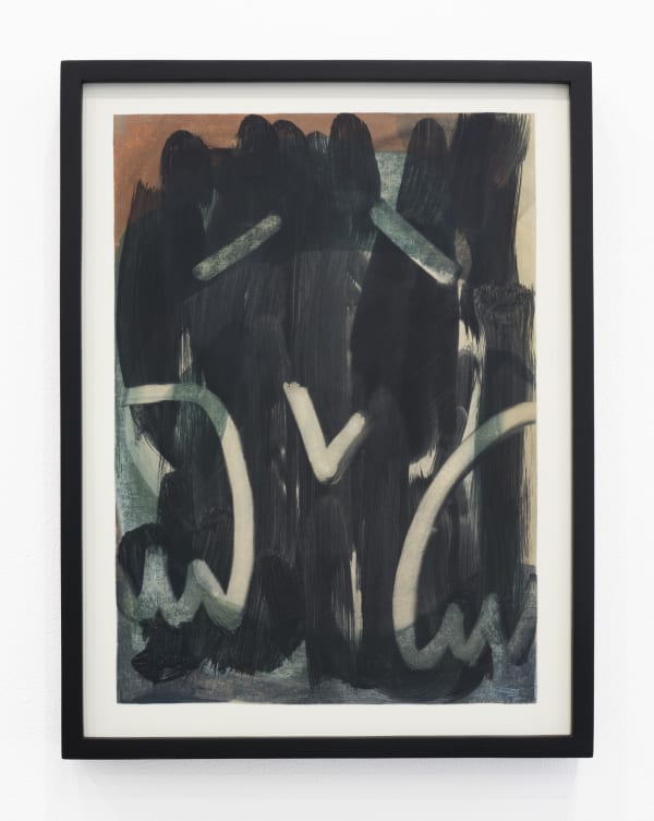 Laeh Glenn ╯v╰ #2, 2015 Oil on panel, wood frame 12 3/4 x 16 1/2 in 32.4 x 41.9 cm