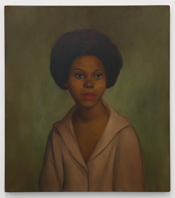 John Currin Untitled, 1990 Oil on canvas 34 1/2 x 30 1/2 in 87.6 x 77.5 cm