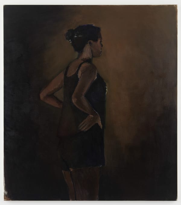 Lynette Yiadom-Boakye Butter and Sugar, Sugar and Butter, 2012 Oil on canvas 72 3/4 x 65 in 184.8 x 165.1 cm