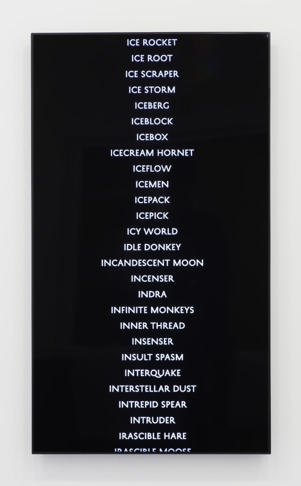 Trevor Paglen Code Names of the Surveillance State, 2014 Video