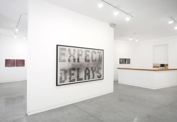 Shannon Ebner Public Surface Pattern, 2014 Installation view