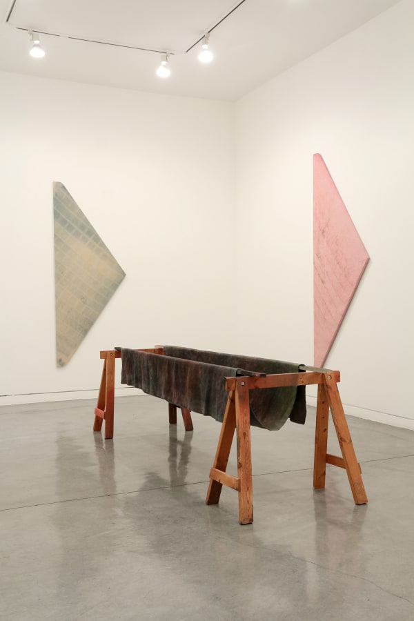 Liam Everett If I could sleep I might make love. I'd go into the woods. My eyes would see... the sky, the earth. I'd run, run, they wouldn't catch me., 2012-13 Installation view