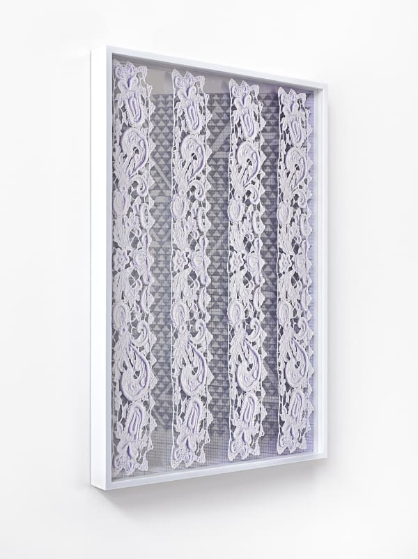 Sara VanDerBeek Soeurs, 2024 UV relief print on Optium plexiglas, and UV print on mirrored Dibond 24 x 16 in 61 x 40.6 cm Edition of 3 plus 2 artist's proofs