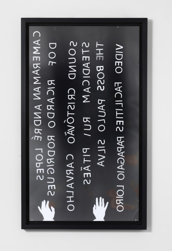 Emily Wardill Credits 6, 2013 Rayogram 66 7/8 x 37 3/4 in 170 x 96 cm