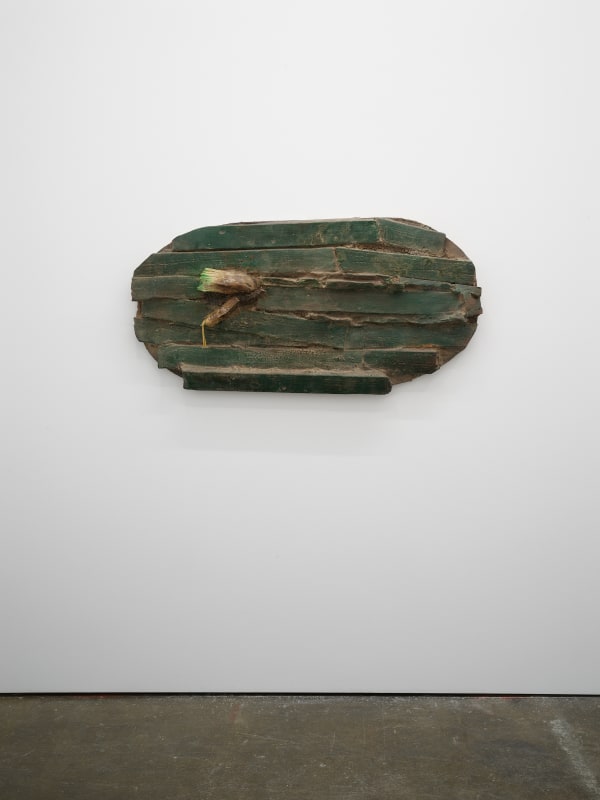 Brandon Ndife Nantucket, 2021 Cast Aqua resin, earth pigment, enamel, wood, rubber 25 x 49 x 7 in 63.5 x...