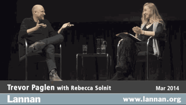 Trevor Paglen talks with Rebecca Solnit at the Lannan Foundation, 2014