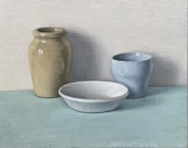 David Stubbs - Jade, red, blue and white, 2024