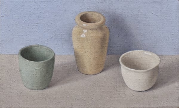 David Stubbs, Green, ochre and white , 2004