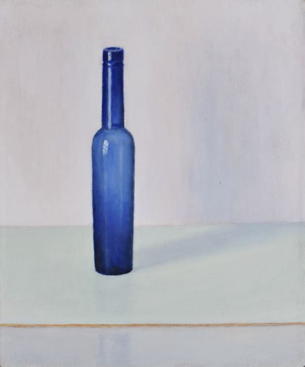 David Stubbs, Blue bottle on green and pink