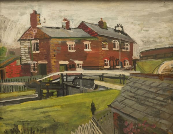 Tom Robb, Top Locks Landscape, Lathom Ormskirk, 1958