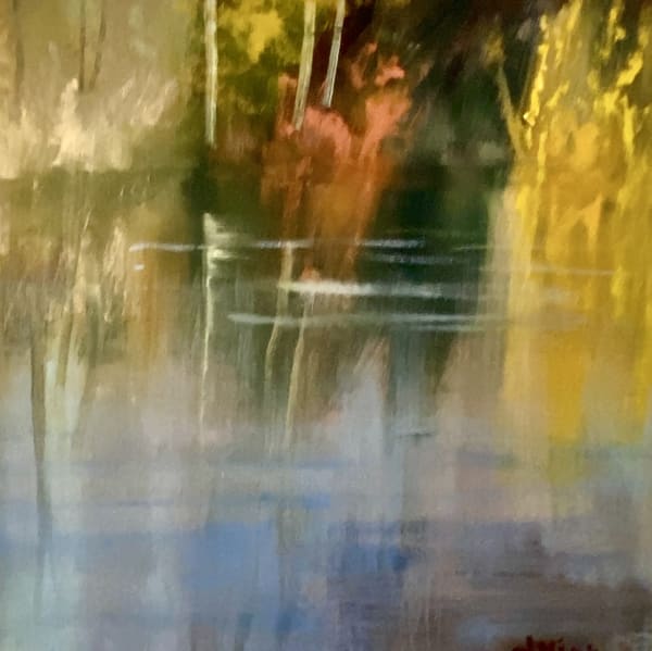Lynda Minter, Quiet Lake in Autumn, 2024