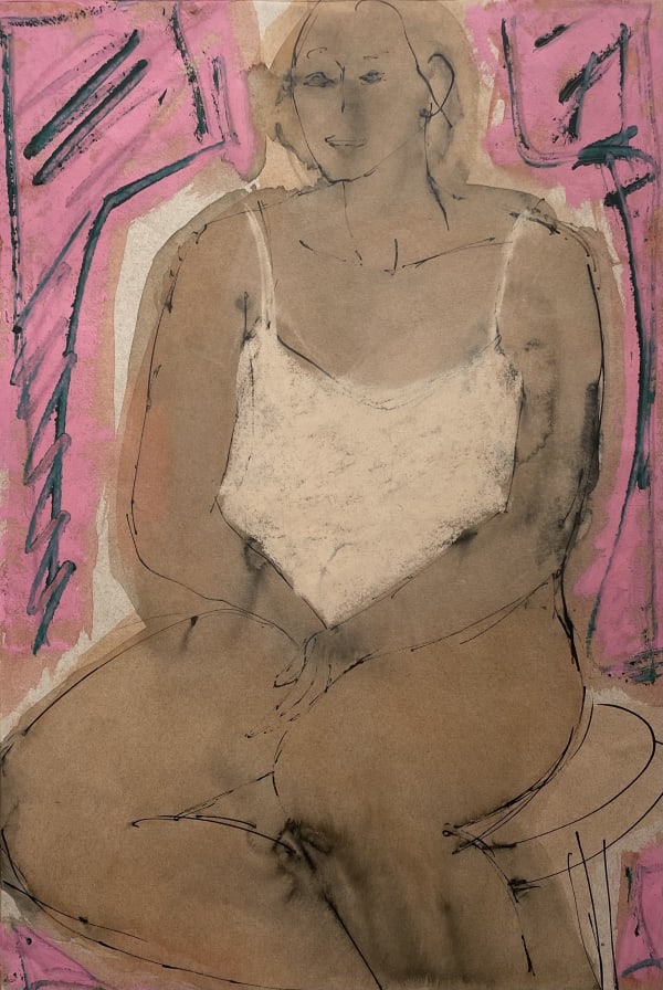 John Emanuel, Girl with Pink Background