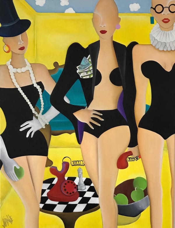 2 Glass Ceiling 1 116X90Cm Oil On Canvas