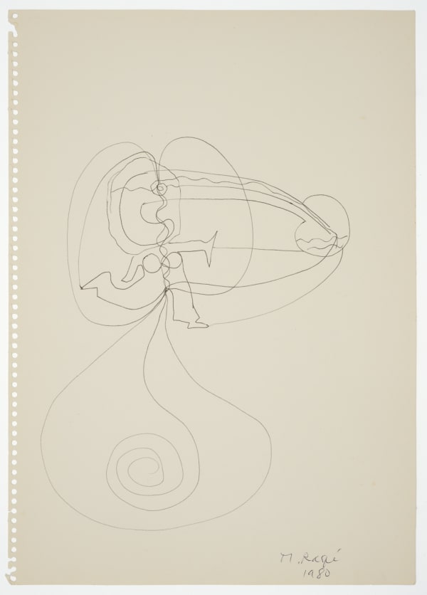 Margaret Raspé, Automatic Drawing 13, 1980