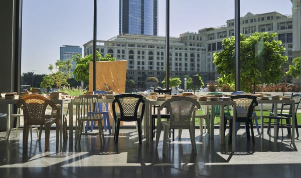 The Library of Unread Books by Heman Chong and Renee Staal. Courtesy of Jameel Arts Centre. Photo by Brent Galotera