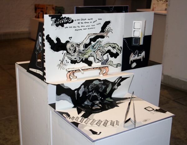 Book of Fear 8 contains local stories of ghosts collected from Sri Lanka which brought forth the similarity in folk lore such as a female character who is worshiped as an incarnation of Vishnu in Southern part of India is strangely considered a vicious wi