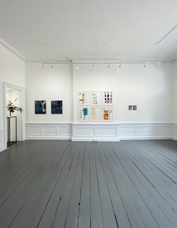 Edinburgh Artist Joan Doerr painting