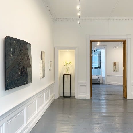 Contemporary art gallery abstract art paintings sculpture Edinburgh