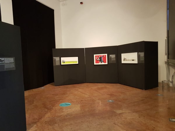 Banksy artworks on wall