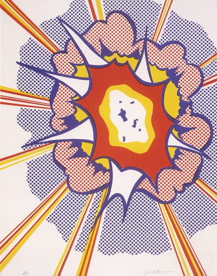 Explosion Roy Lichtenstein Print