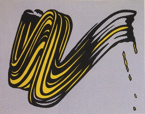 Brushstrokes Roy Lichtenstein Print