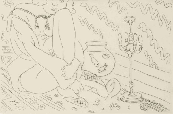 Figure Au Visage Coupe print