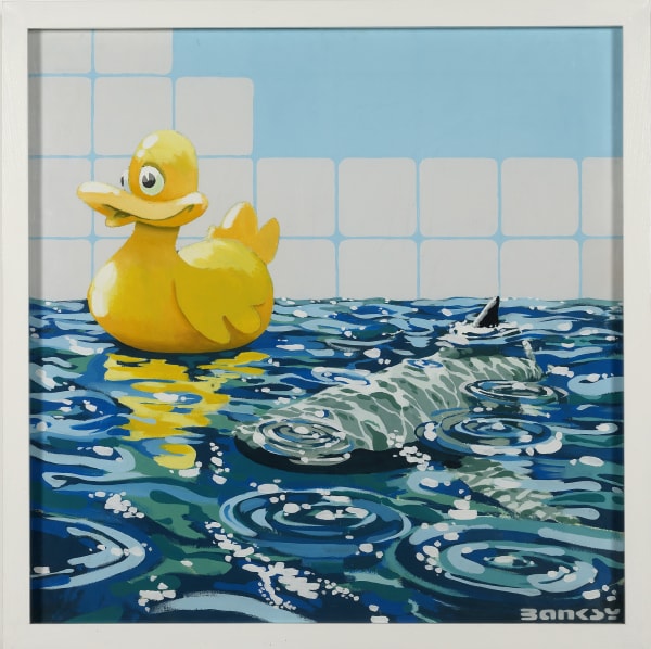 Banksy Rubber Ducky print