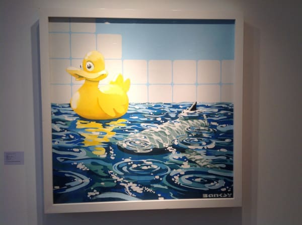 Banksy artworks on wall