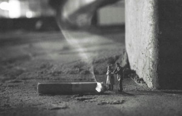 Slinkachu dying embers print