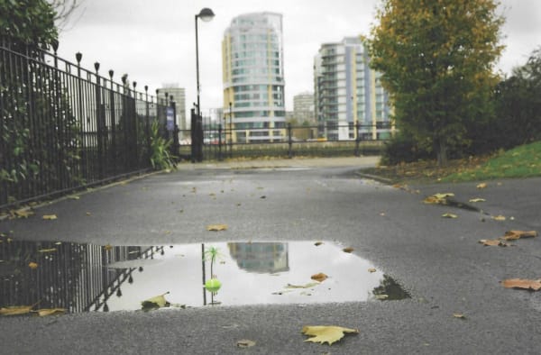 Slinkachu the last resort context shot print