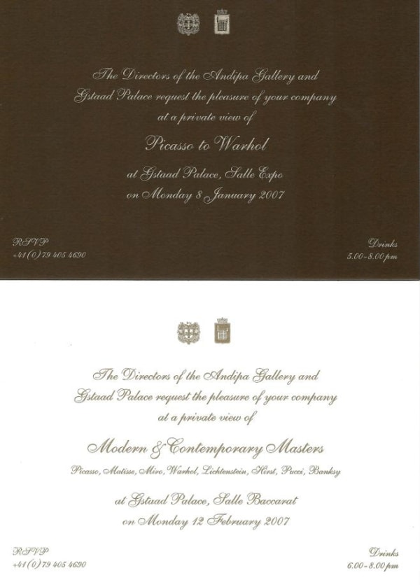 gstaad palace 2007 invite