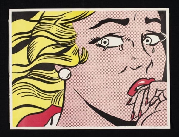Roy Lichtenstein Crying Girl print