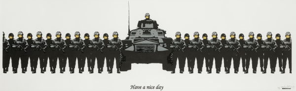 Banksy Have A Nice Day print tank