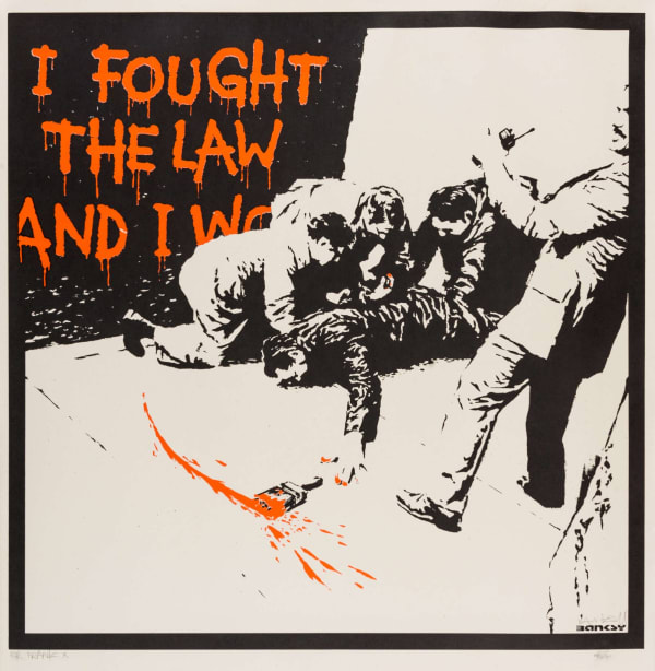 I Fought The Law Banksy print