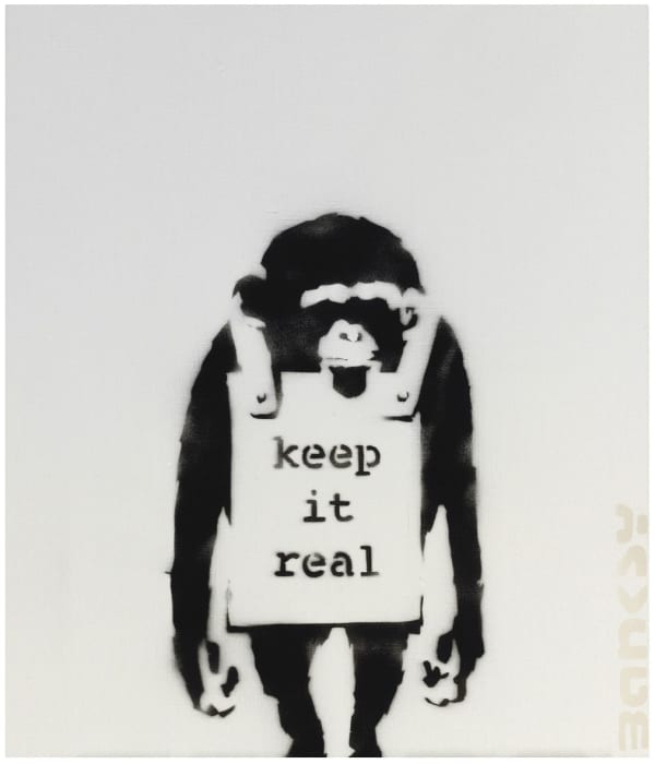 Keep It Real Banksy Monkey