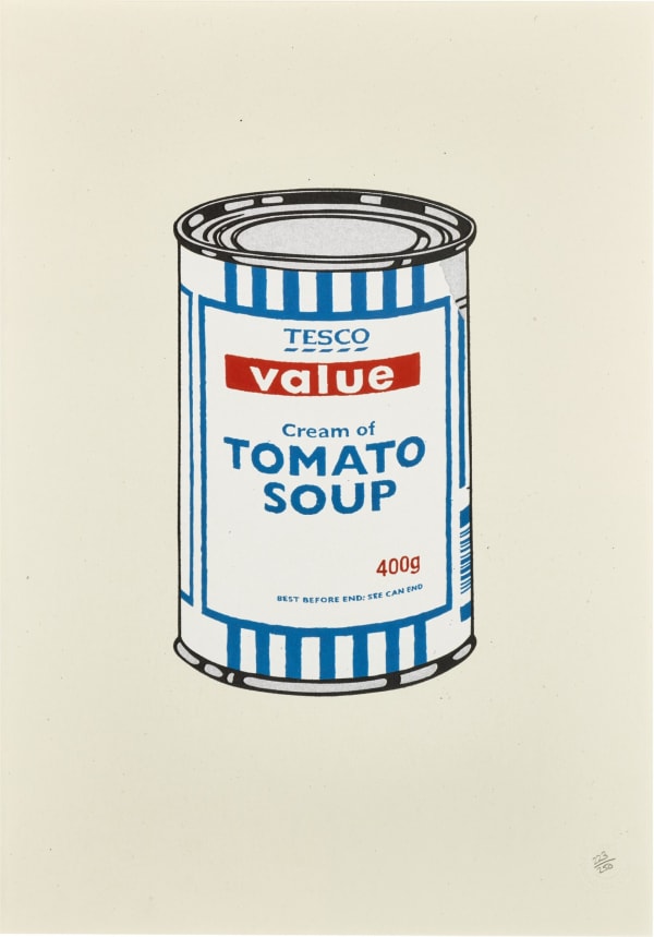 Soup Can banksy print