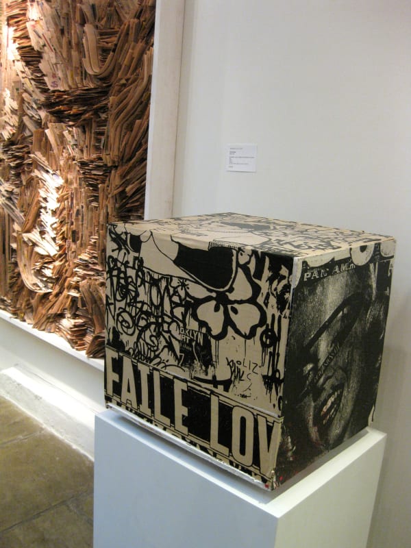 tresspass alliance inside urban art installation at Andipa Gallery