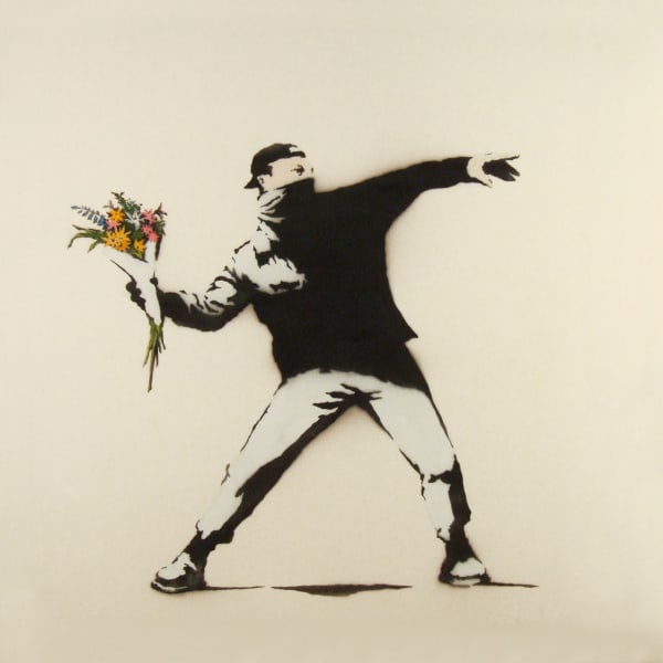 Banksy Love Is In The Air