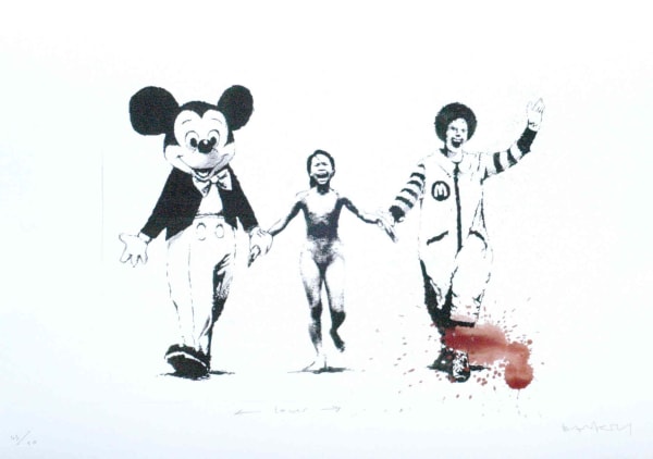 Serpentine Banksy 17 X 12 Inches Can T Beat The Feeling