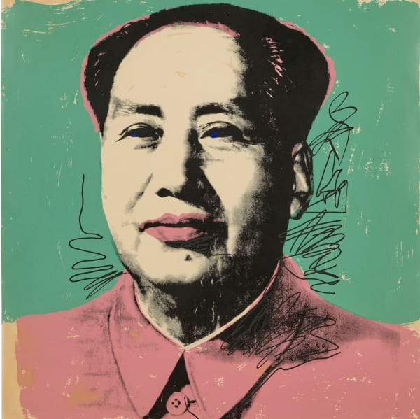 Warhol Mao 11 95 green pink