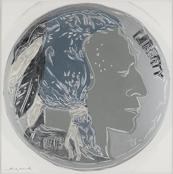Andy Warhol Indian Head Nickel print