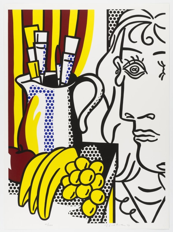 Roy Lichtenstein still life with picasso print