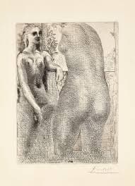 picasso Modele Et Grande Sculpture De Dos