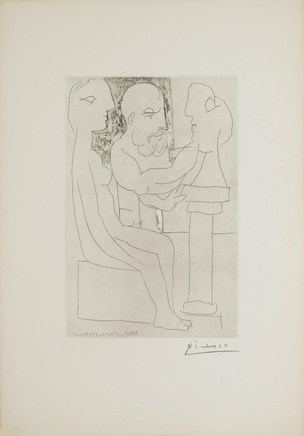 picasso Vieux Sculpteur Au Travail