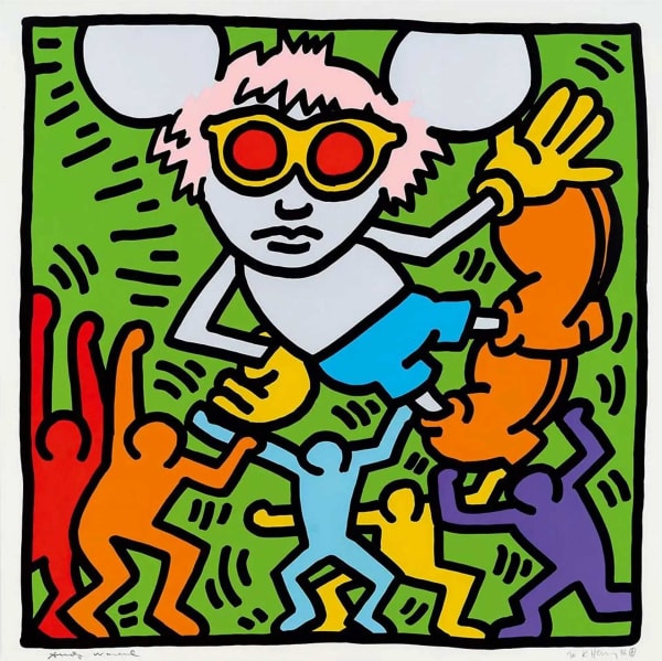 keith haring andy mouse