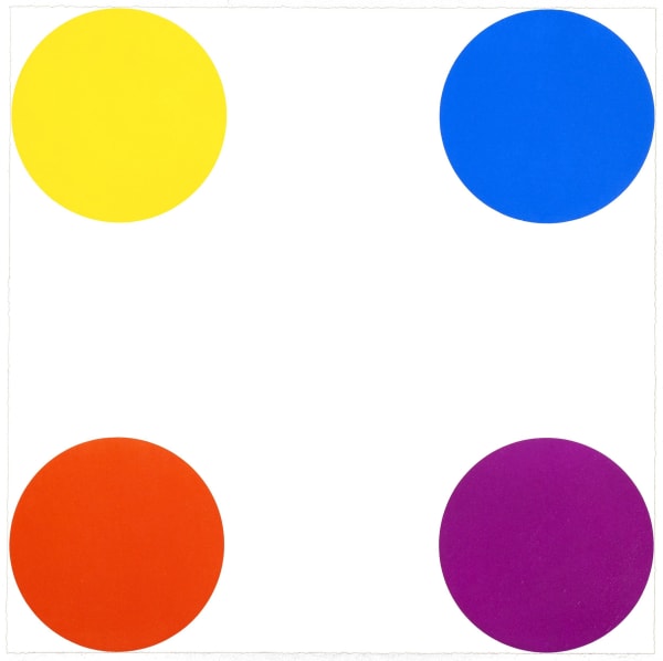 Damien Hirst 12 Woodcut Spots print for sale