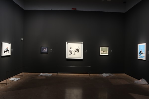 Family Target, 2003, spray paint on board